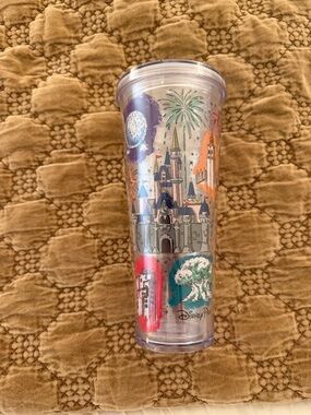 Starbucks x Disney World Clear Plastic Tumbler